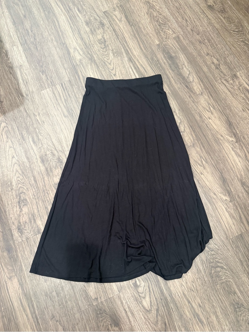 H&M Black Flowing Maxi Skirt